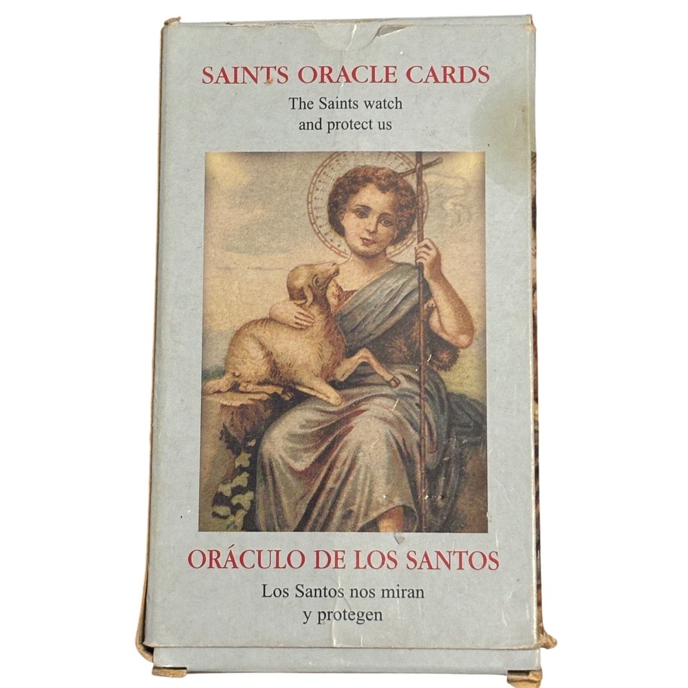 Lo Scarabeo Saints Oracle Cards 2003 Isa Donelli Multilingual Deck Religious Art